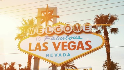 Welcome to fabulous Las Vegas Sign in 4k