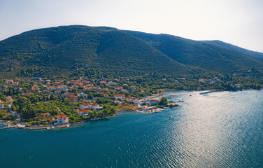 Aerial view of Mali Ston Bay