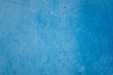 rusty metal dirty wall in blue color