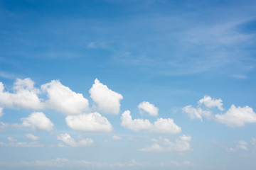 Fototapeta na wymiar clouds on blue sky