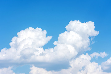 Naklejka na ściany i meble Blue sky with clouds, sky, background