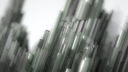 Obraz premium Geometry abstract background. 3d illustration, 3d rendering.