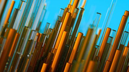Fototapeta premium Geometry abstract background. 3d illustration, 3d rendering.