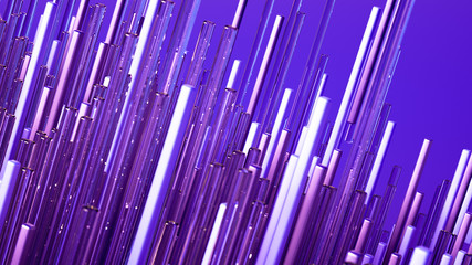 Fototapeta premium Geometry abstract background. 3d illustration, 3d rendering.