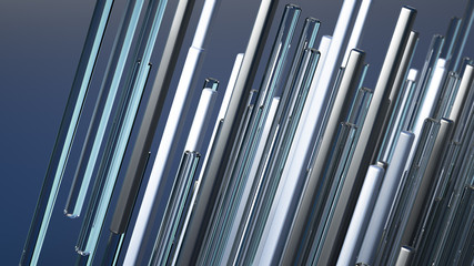 Obraz premium Geometry abstract background. 3d illustration, 3d rendering.
