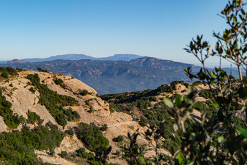 Fototapeta na wymiar Spain, Catalonia. Montserrat mountain view.