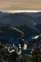 鎌倉 建長寺の半僧坊からの風景