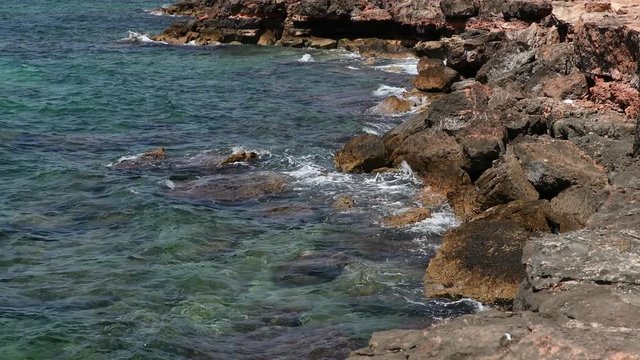 rocks in the sea