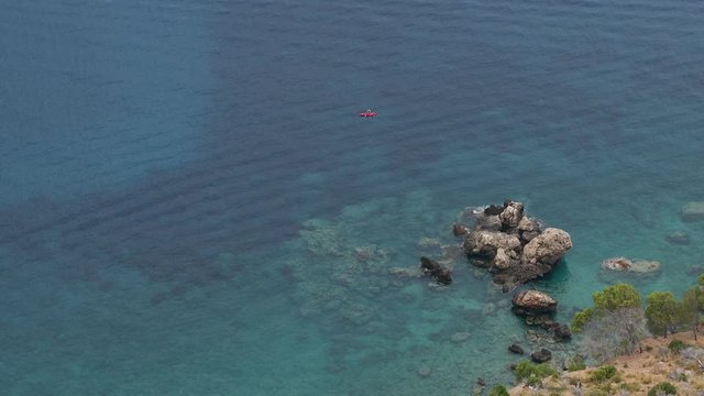 scuba diver in the sea