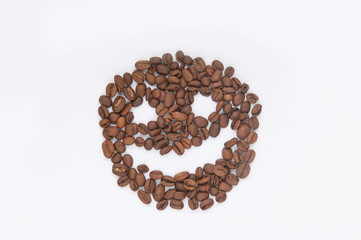 coffee bean smile