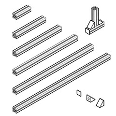 Profile [Alu, schwarz-weiß] © edyousi.com