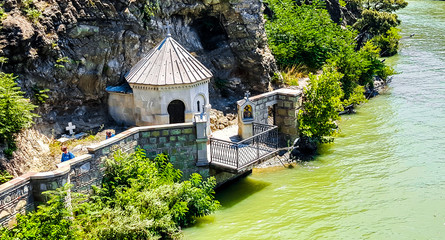 St. Abo of Tiflis church on the bank of Kura river.  Tbilisi, Georgia © sforzza