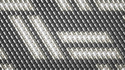 Beautiful background with beads. 3d illustration, 3d rendering.