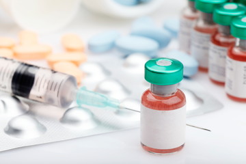 vaccines, pills fighting disease