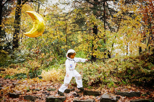 Astronaut exploring