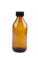 brown medicine bottle