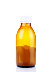 brown medicine bottle