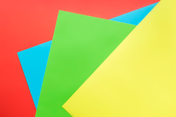 Abstract background of multicolored paper.