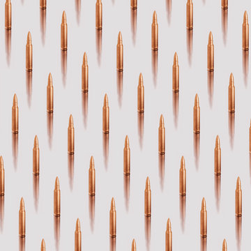 Gold Bullet Pattern on Silver