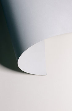 Curved paper background