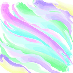 Watercolor abstraction in color Vapor Wave