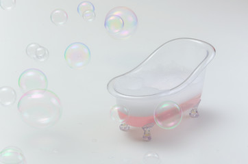 Bubbles and bubbles in the foam bath