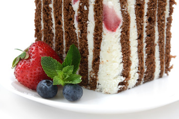 cake with strawberry