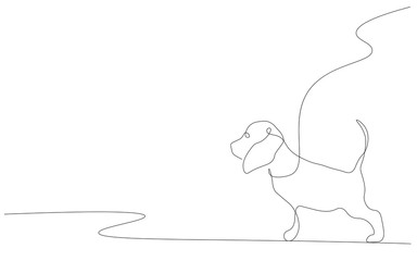 Puppy beagle vector illustration