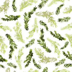 Watercolor floral pattern