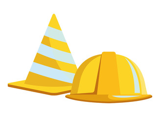 Construction tools and equipment cartoons