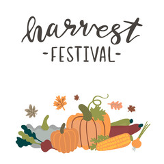 Vector illustration for harvest festival