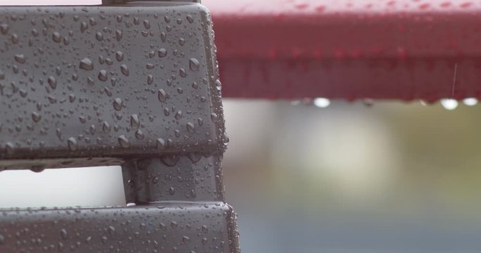 Regen auf dem Balkon 1