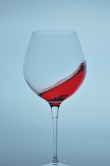 glass on the background of the backlight