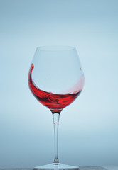 glass on the background of the backlight