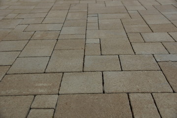 paving stones. improvement of pavements and cities
