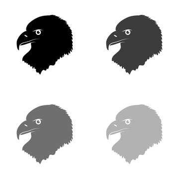 .eagle - black vector icon