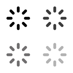 .Loading - black vector icon