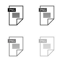 .png icon - black vector icon