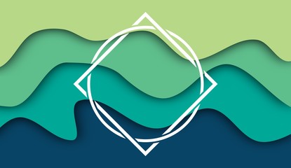 Colorful Abstract Wavy Background