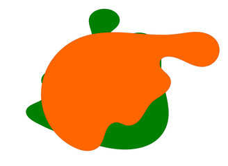 vector illustration green spot abstract background