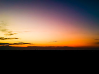 Sunrise at the forrest. MUSA, Manaus-AM