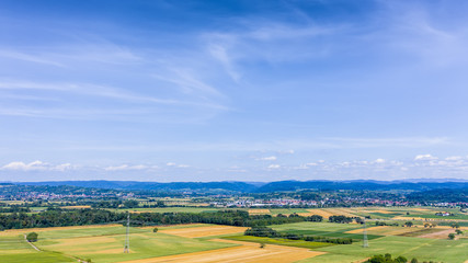 Obraz premium aerial view of Kaiserstuhl area south Germany