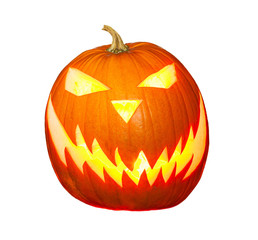 Halloween Pumpkin isolated.