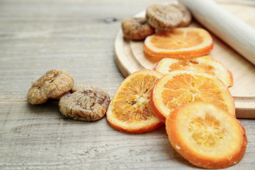 ドライフルーツ オレンジとイチジク