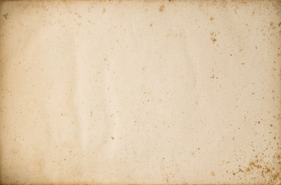 Old used paper sheet texture kraft background