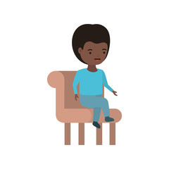 baby boy sitting on chair avatar character