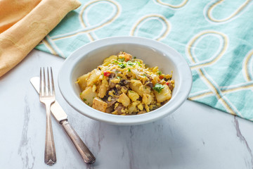 Breakfast Egg Scramble Bowl