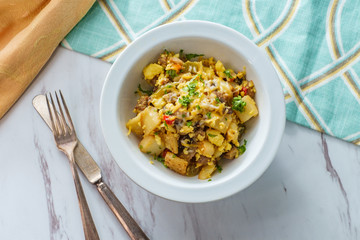 Breakfast Egg Scramble Bowl