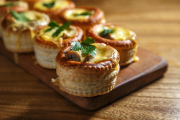 Julienne with mushrooms