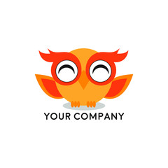 cute owl illustration, Tee print, shirt, embroidery, flat design for kids fashion textile. Animal concept vector illustration collection